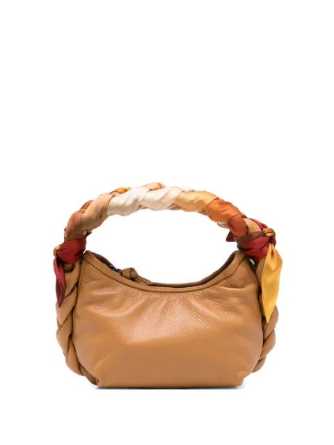 braided handle shoulder bag by HEREU