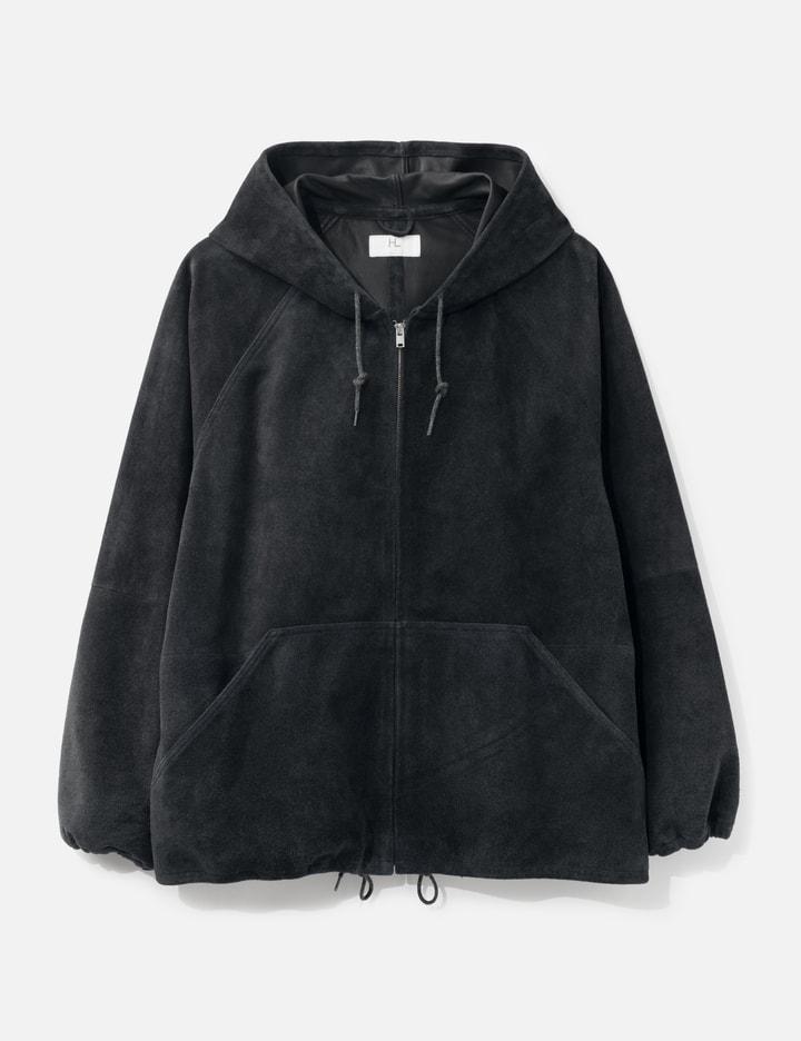 Goat Suede Hooded Jacket by HERILL
