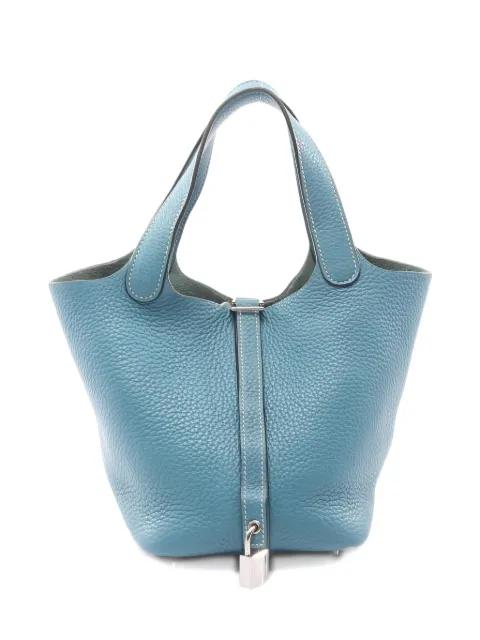 19 Picotin Lock leather tote bag by HERMES 