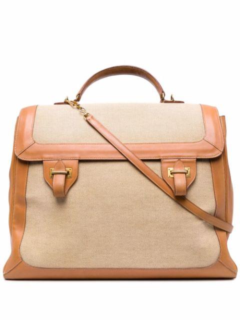 1948 large flap two-way bag by HERMES 