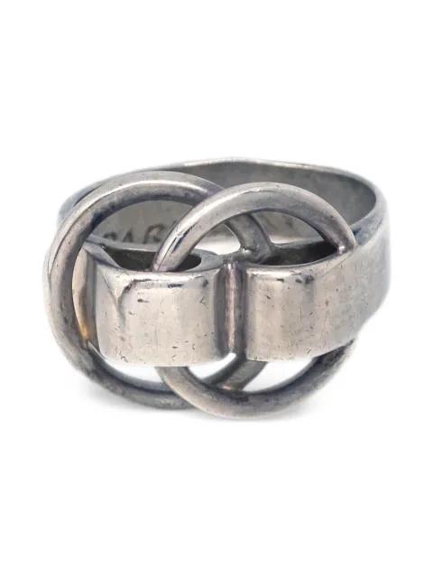 1990-2000s interlocking loop ring by HERMES 
