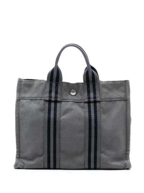1990-2010 Canvas Fourre Tout PM tote bag by HERMES 