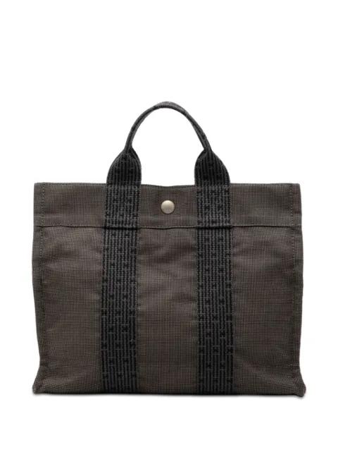 1990-2010 Canvas Herline PM tote bag by HERMES 