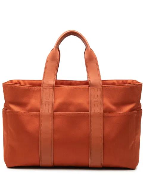 1990-2010 Toile Acapulco MM tote bag by HERMES 