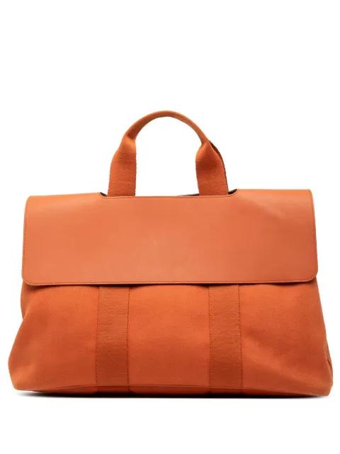 1990-2010 Toile and Swift Valparaiso MM handbag by HERMES 