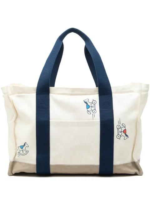 1990-2026 Canvas Adada Nappy Bag tote bag by HERMES 