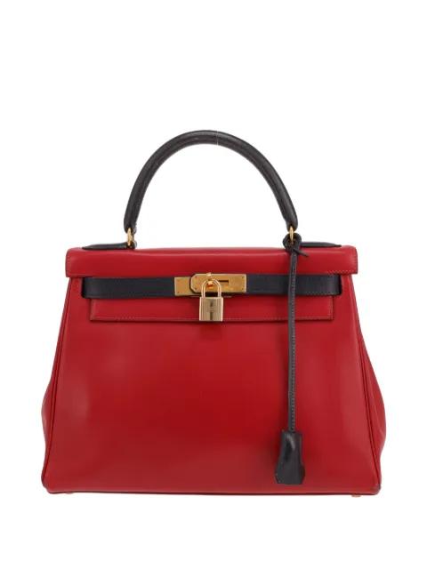 1993 Kelly 28 leather handbag by HERMES 