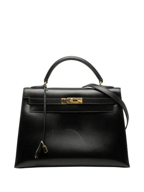 1994 Box Calf Kelly Sellier 32 satchel by HERMES 