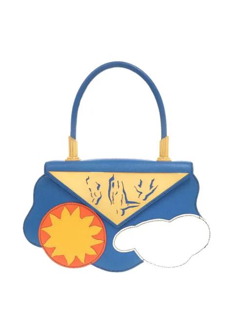 1994 Limited Edition Mini Courchevel Sun and Cloud handbag by HERMES 