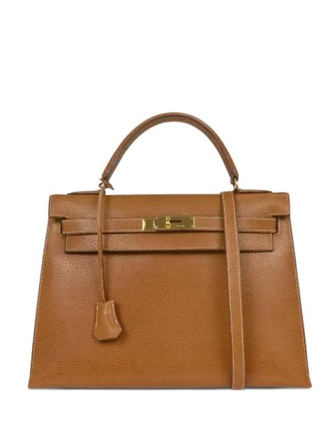 1994 Pigskin Kelly 32 Sellier handbag by HERMES 