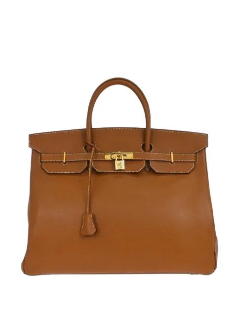 1995 Birkin 40 leather tote bag by HERMES 