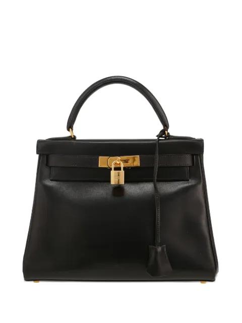 1995 Kelly 28 leather tote bag by HERMES 