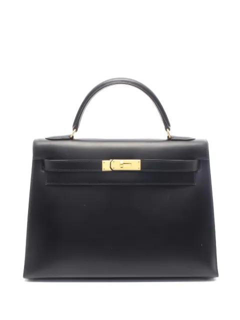 1995 Kelly32 leather hardware tote bag by HERMES 