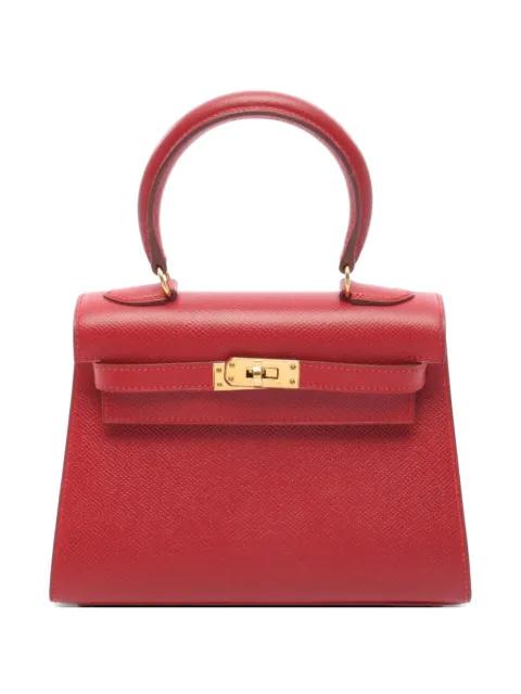 1995 Mini Kelly Courchevel tote bag by HERMES 