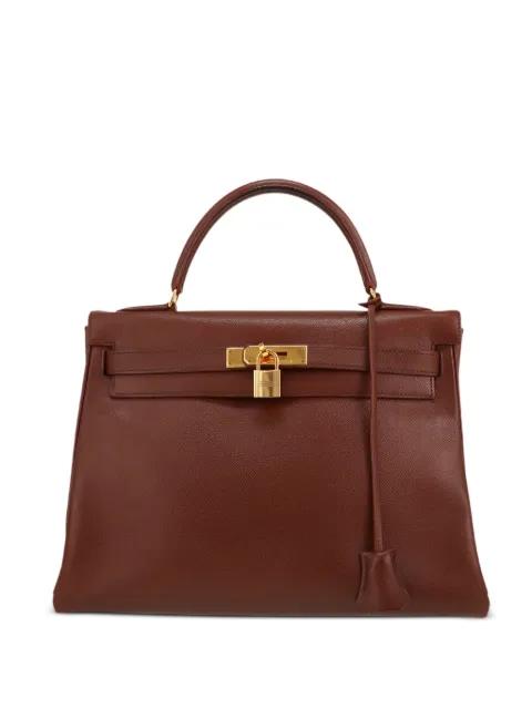 1996 Kelly 32 Courchevel leather tote bag by HERMES 