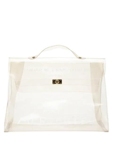 1997 Vinyl Souvenir De L Exposition Kelly handbag by HERMES 