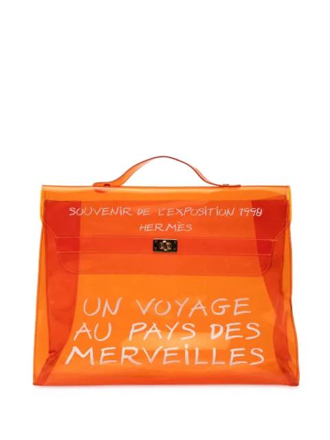 1998 Vinyl Souvenir De L Exposition Kelly handbag by HERMES 1998 Vinyl Souvenir De L Exposition Kelly handbag by HERMES
