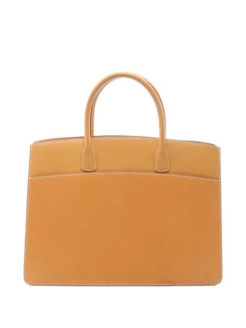 2000 GM White Bus top-handle tote bag by HERMES 
