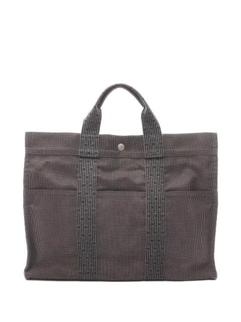 2000s Herline MM canvas tote bag by HERMES 