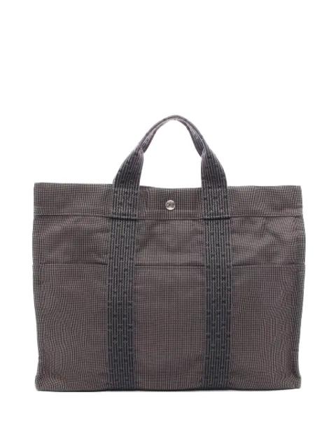 2000s MM Herline canvas handbag by HERMES 