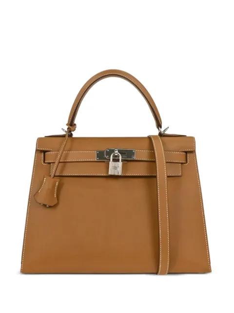2001 28 Kelly Sellier leather handbag by HERMES 