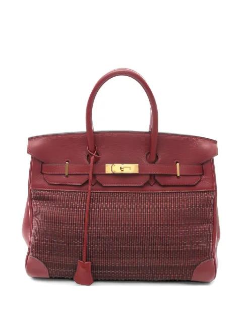 2002 Birkin 35 Horsehair tote bag by HERMES 