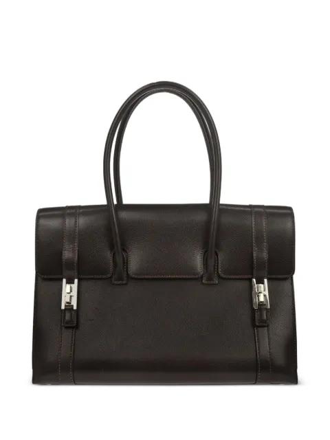 2002 Drag 32 leather handbag by HERMES 