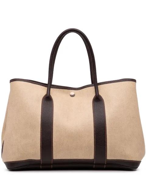 2002 Toile and Negonda Garden Party 36 tote bag by HERMES 2002 Toile and Negonda Garden Party 36 tote bag by HERMES