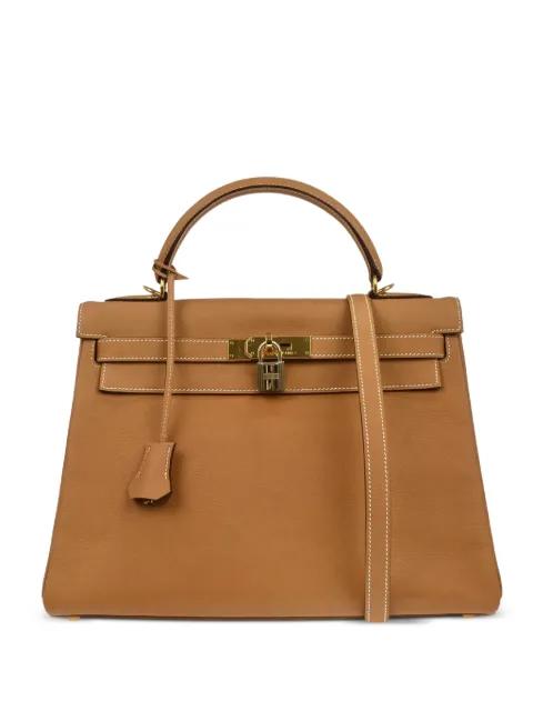 2004 Kelly 32 Retourne leather handbag by HERMES 