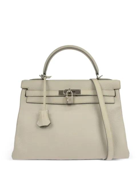 2004 top handle leather handbag by HERMES 