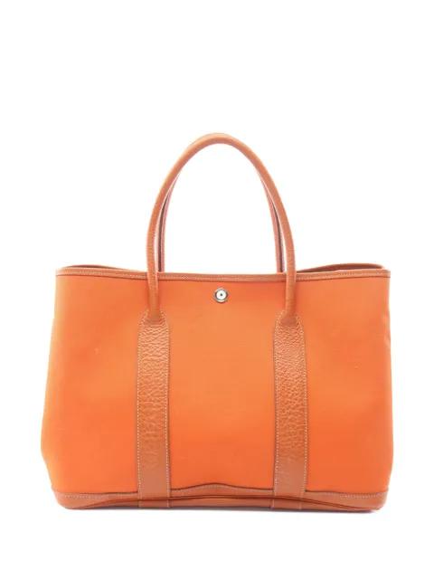 2005 Toile and Negonda Garden Party 36 tote bag by HERMES 