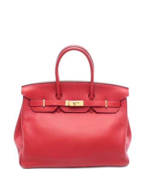 2010 Birkin 35 Clemence tote bag by HERMES 