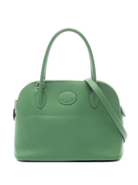 2010 Bolide 27 grained leather tote bag by HERMES 