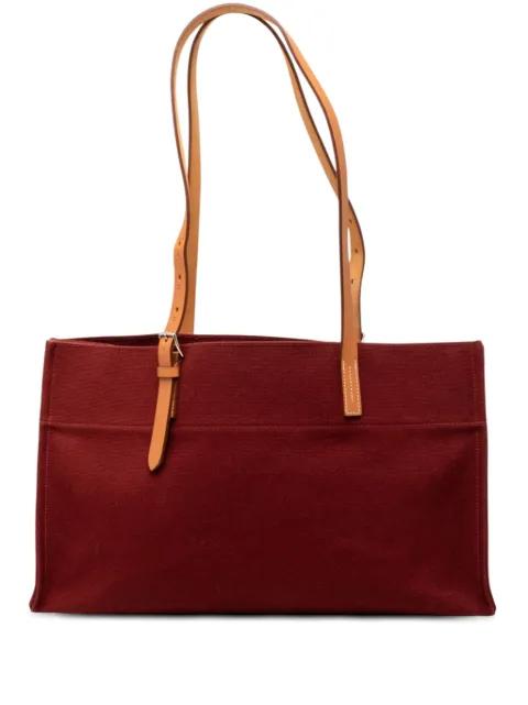 2010 Toile Etriviere Elan tote bag by HERMES 