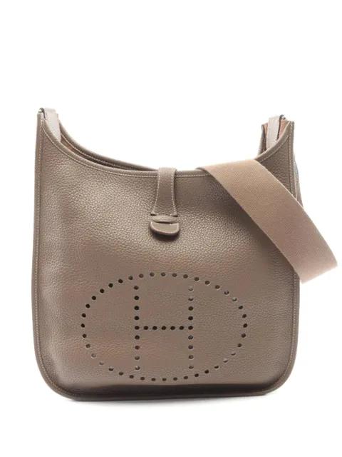 2010 perforated leather shoulder bag by HERMES 