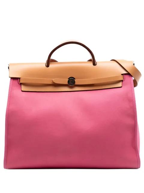 2011-2013 Toile Herbag Zip 39 satchel by HERMES 