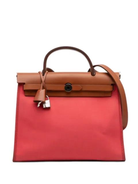 2011 Toile Herbag Zip 31 satchel by HERMES 