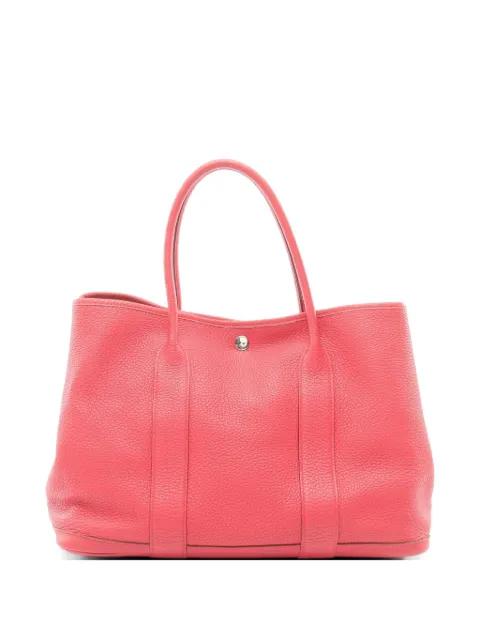 2012 Garden Party leather tote bag by HERMES 