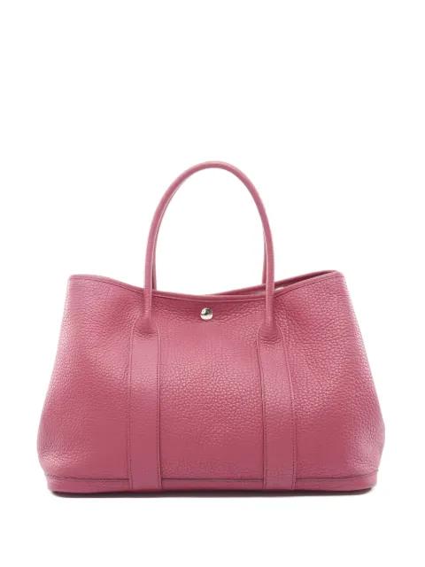 2012 PM Garden Party leather tote bag by HERMES 