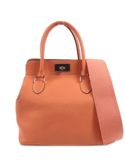 2013 20 Toolbox Swift leather tote bag by HERMES 