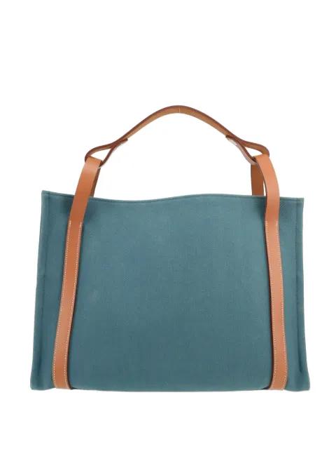 2013 Cavalicol canvas and leather tote bag by HERMES 