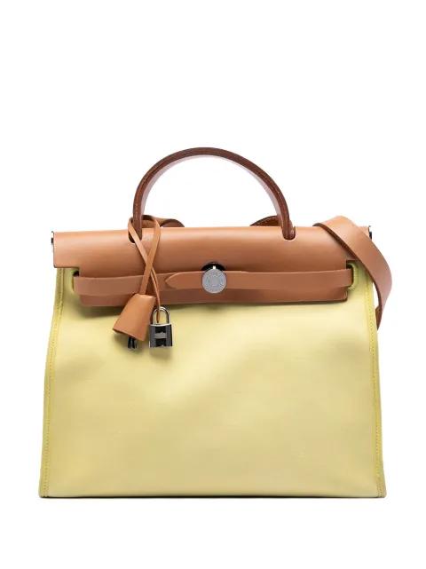 2013 Toile Herbag Zip 31 satchel by HERMES 
