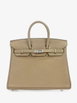 2016 25 Birkin Togo-leather tote bag by HERMES 