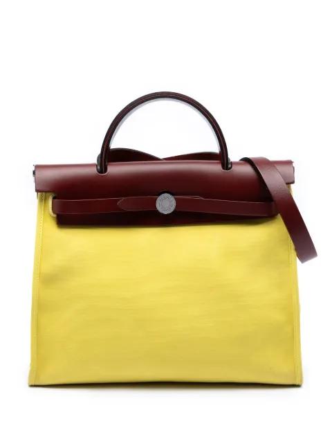 2016 Toile Herbag Zip 31 satchel by HERMES 