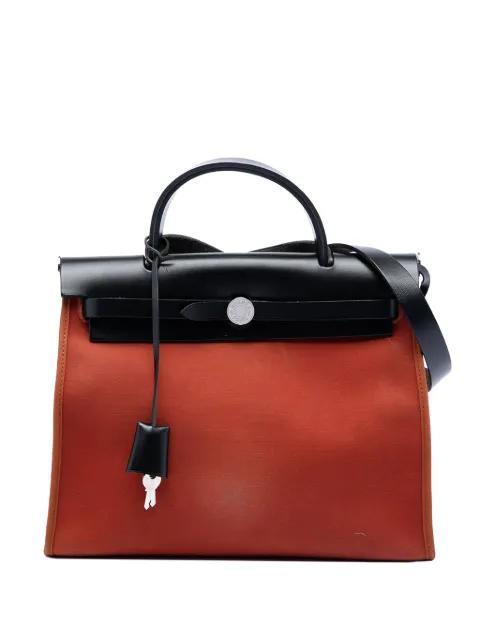 2016 Toile Herbag Zip 31 satchel by HERMES 