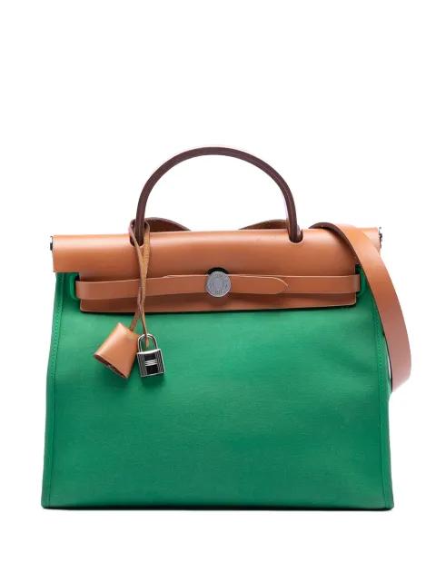 2016 Toile Herbag Zip 31 satchel by HERMES 