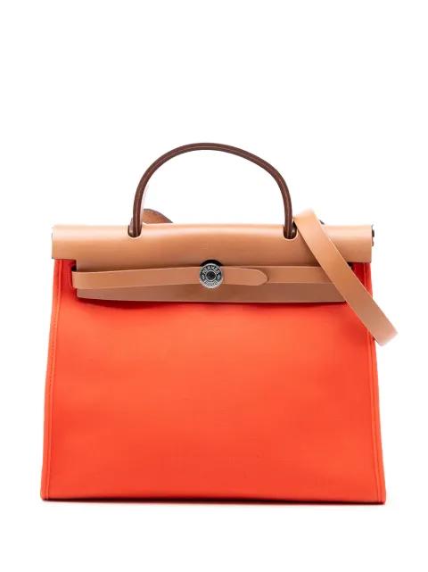 2016 Toile Herbag Zip 31 satchel by HERMES 