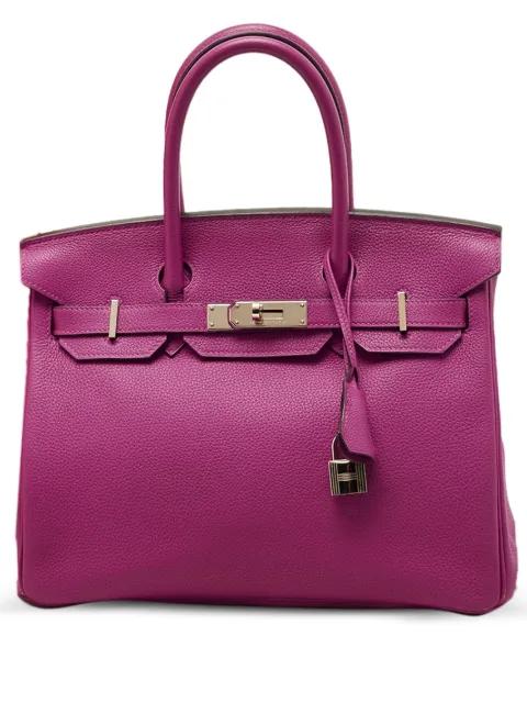2017 30 Birkin leather tote bag by HERMES 