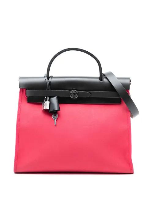 2017 Toile Herbag Zip 31 satchel by HERMES 