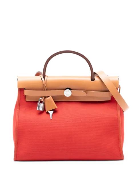 2017 Toile Herbag Zip 31 satchel by HERMES 